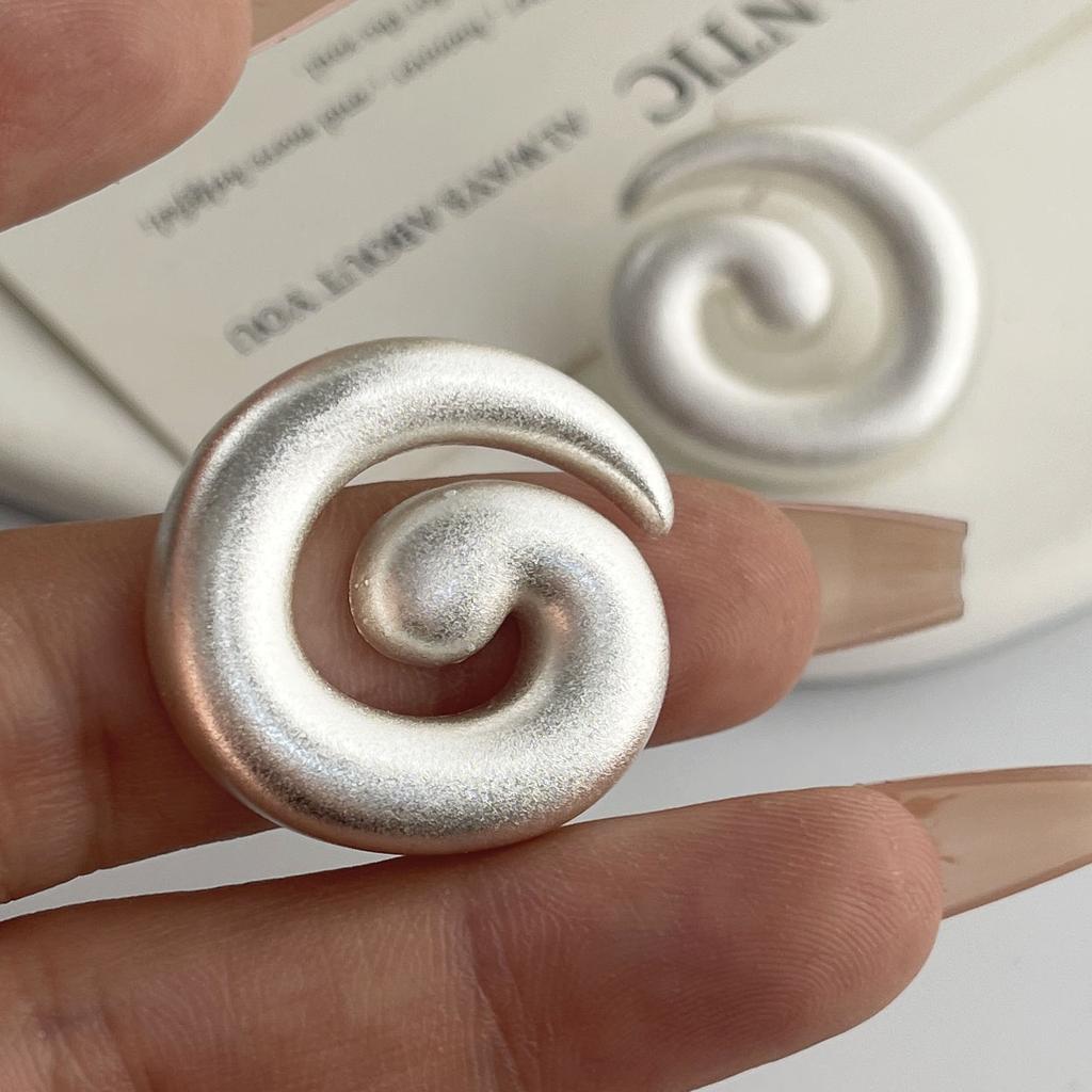 925 Sterling Silber Vintage Ohrringe Für Damen Trendig Einfach Rund Gedreht Ohrring Schmuck Allergievorbeugend Party Zubehör Geschenk