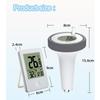 Digital Swimming Pool Thermometer Floating Digital Outdoor Floating Thermometer Used For Swimming Pool Aquarium And Sinks