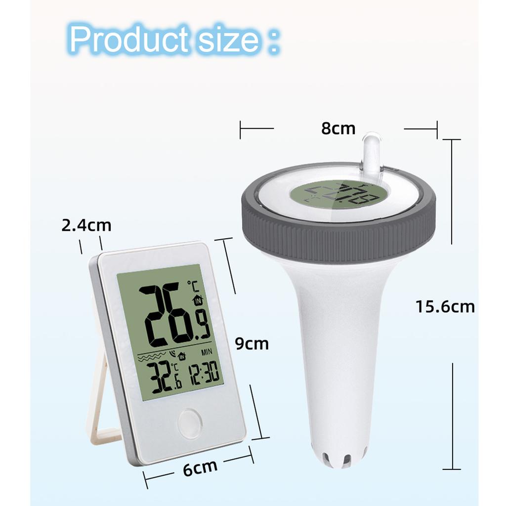 Digital Swimming Pool Thermometer Floating Digital Outdoor Floating Thermometer Used For Swimming Pool Aquarium And Sinks