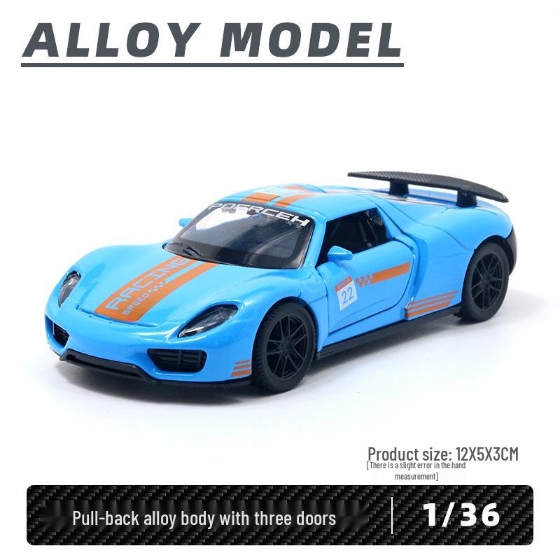 Bagged Alloy Model Sporting Car Ornament - Boys' Toy Gift