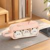 Desktop Storage Y2k Dots Cat Pencil Case Large Capacity Cloth Stationery Bag  School Supplies