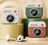 Q86 Retro Camera Style Bluetooth Earphone Case with Digital Display and Long Battery Life - Original Q Series In-Ear