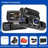 1080P Quad Dashcam mit 4-Kanal-Aufnahme, WiFi, Parkmodus & Smartphone-Synchronisation
