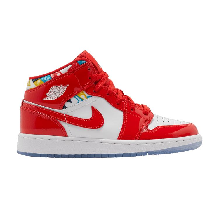 Air Jordan 1 Mid SE GS 'Barcelona Sweater'