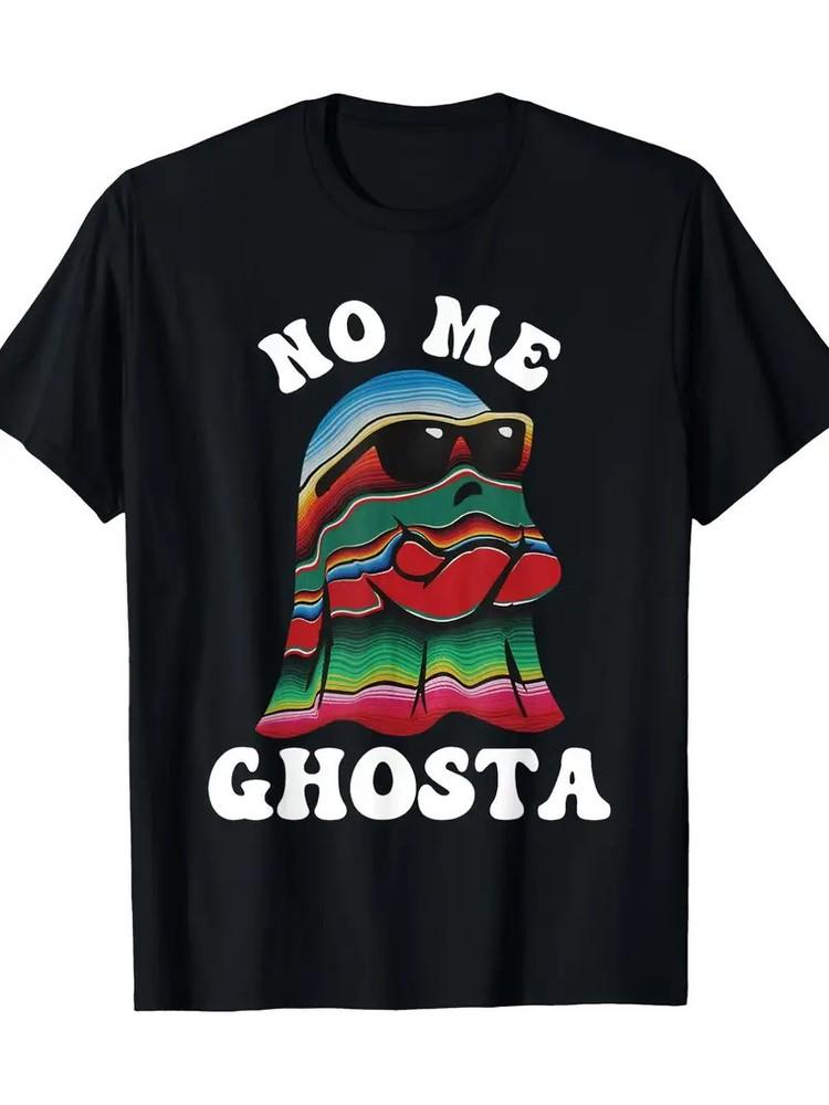 Funny Mexican Halloween Ghost T-Shirt Without My Ghost Unisex T-Shirt S