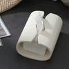 Vintage Cave Stone Tissue Box Resin Coffee Table Napkin Paper Organizer Box Bathroom Living Room Decoration