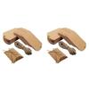 Gift Packaging Box Pillow Boxes for Packaging 200Pcs Kraft Paper