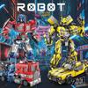 Lego-Compatible Transforming Robot Mecha Set for Ages 6-12: Bumblebee, King Kong, Optimus Prime