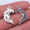 10pcs Charms Moon Antique Silver Color Moon Charms Pendants For Bracelets Moon And Star Charms Wholesale