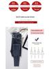 Blue-Gray High-Waisted Skinny Bootcut Jeans for Women: Fleece-Lined, Thickened, Slimming, Tapered Leg – 2022 Autumn/Winter Collection.