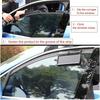 Solar-Powered Car Cooling Fan with Digital Display Portable Air Circulation Exhaust Fan for Vehicle Interior