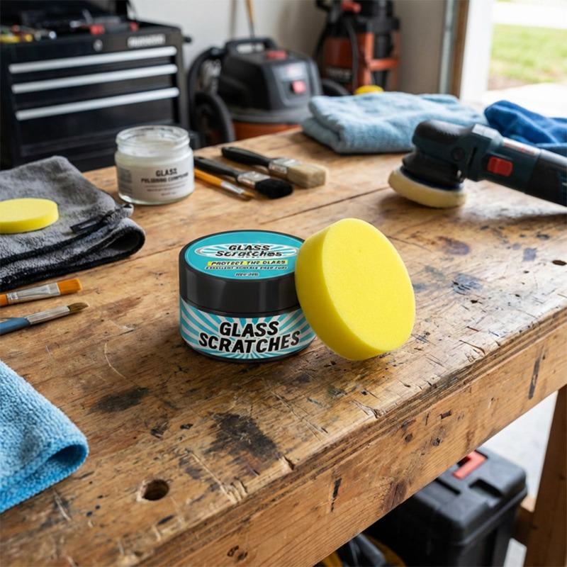 Glass Scratch Repair Paste - Universal Formula, suitable for repairing scratches on metal watches, glass, eyeglasses, and lenses