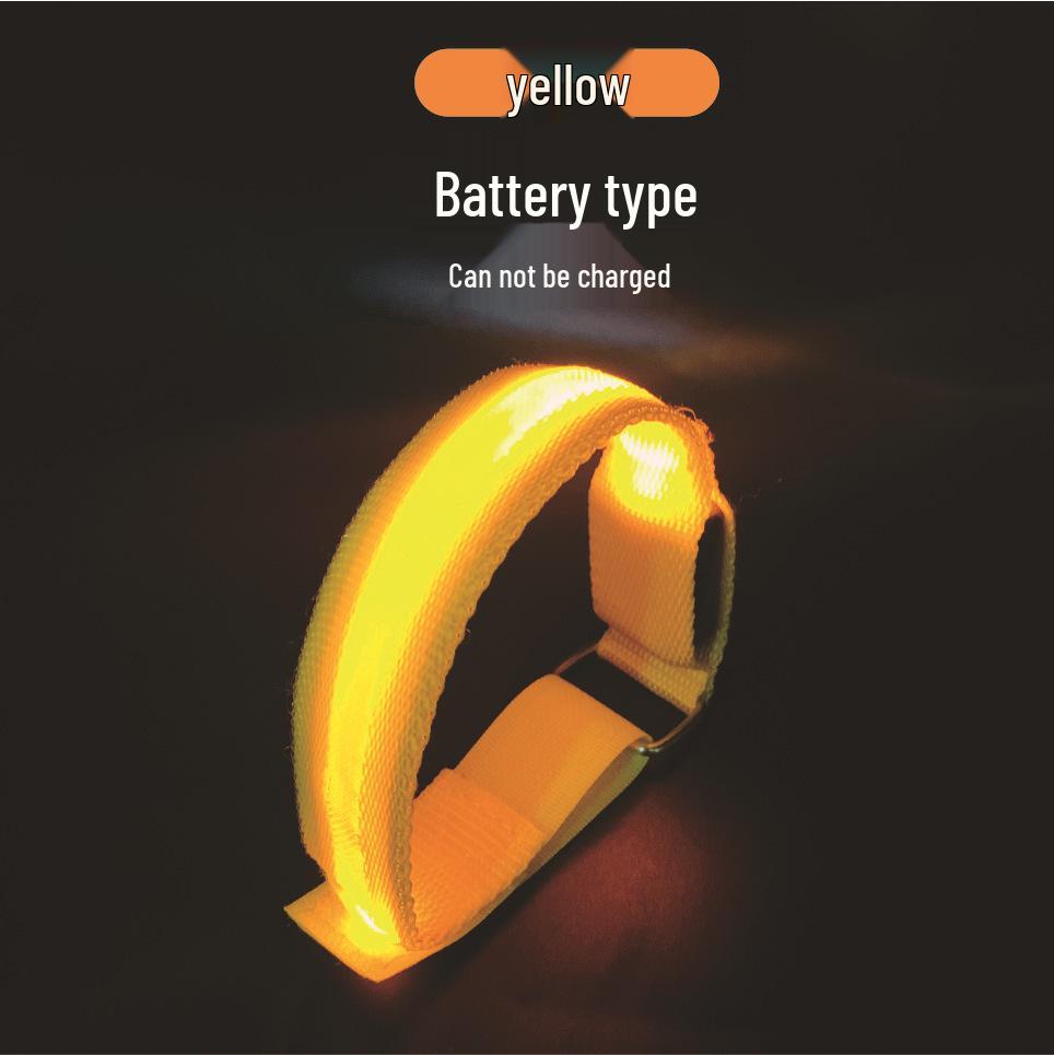 Rechargeable LED Reflective Armband for Night Fishing, Running, Cycling, and Sports