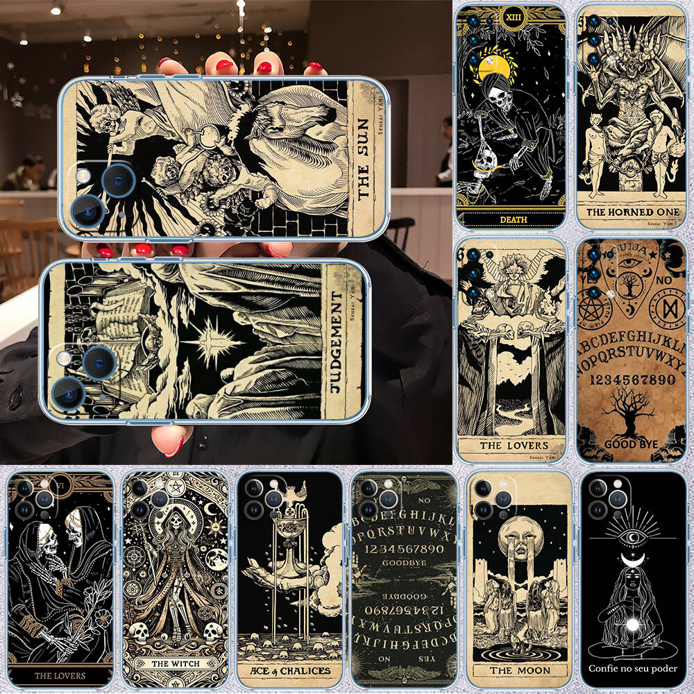 Divination Tarot Case for Motorola G10 G20 G04 E30 E40 E22 E20 E13 E15 G22 G23 G05 G75 G35 G55 E22S E7 G6 G7 G8 G9 Plus Power Play