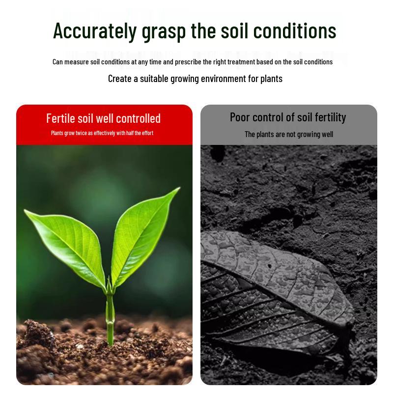 Single Needle Square Head Soil Moisture Meter for Gardening