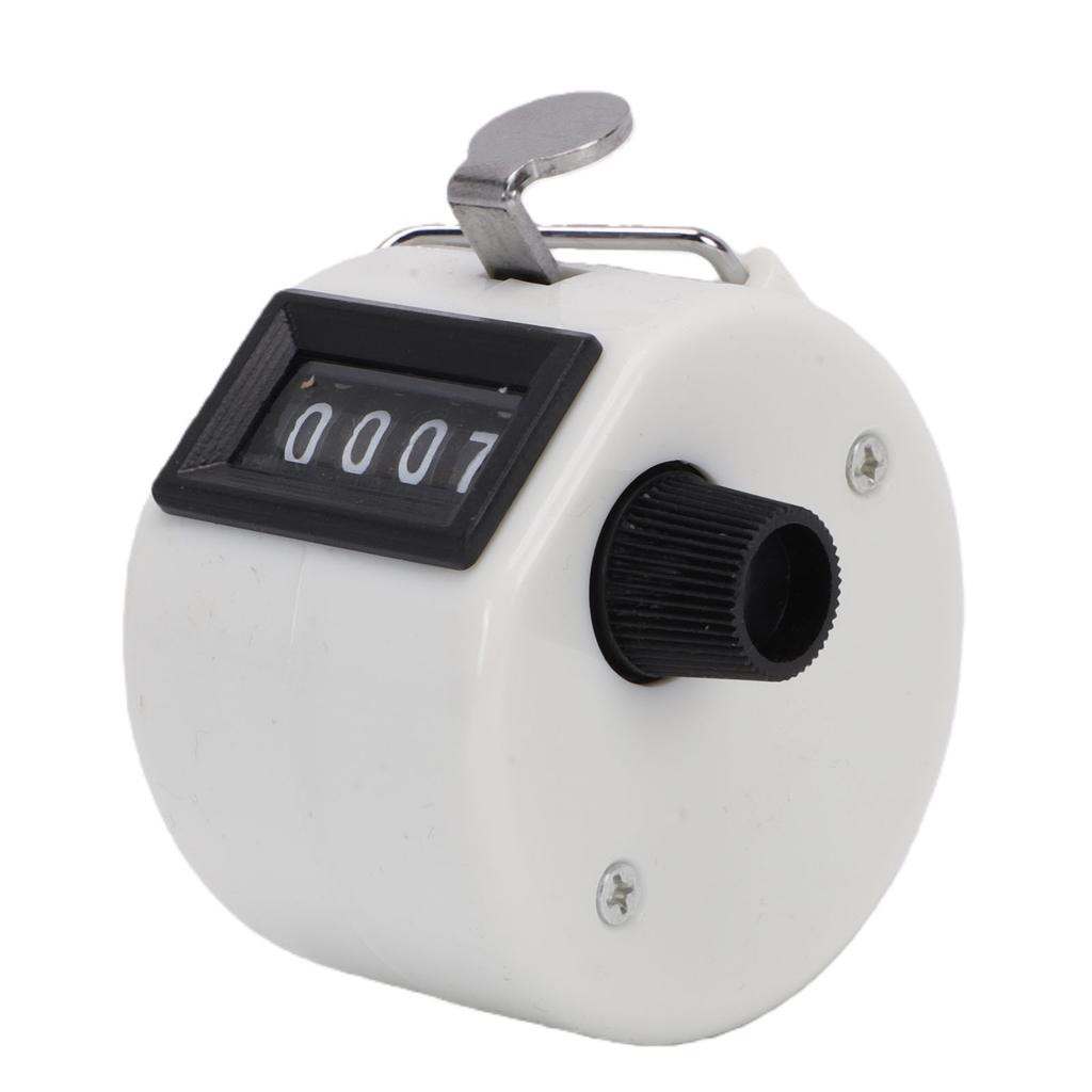 4 Digit Number Counter Compact Hand Mechanical Counter with Reset Knob for Counting Numbers Knitting