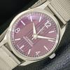 VINTAGE CAMY HAND-WINDING SWISS MENS REFURBISHED PURPLE DIAL WATCH A500001-2 R151a-a500001