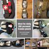 Tactical Molle Medical IFAK Pouch, Tactical EMT First Aid Pouch IFAK Trauma Kit Everyday Carry Survival Bag Include Cross Patch