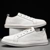 Simple Small White Shoes Men's Business Shoes Soft Soles Comfortable Oxford Shoes Men's Genuine Leather Casual Shoes Flat Shoes