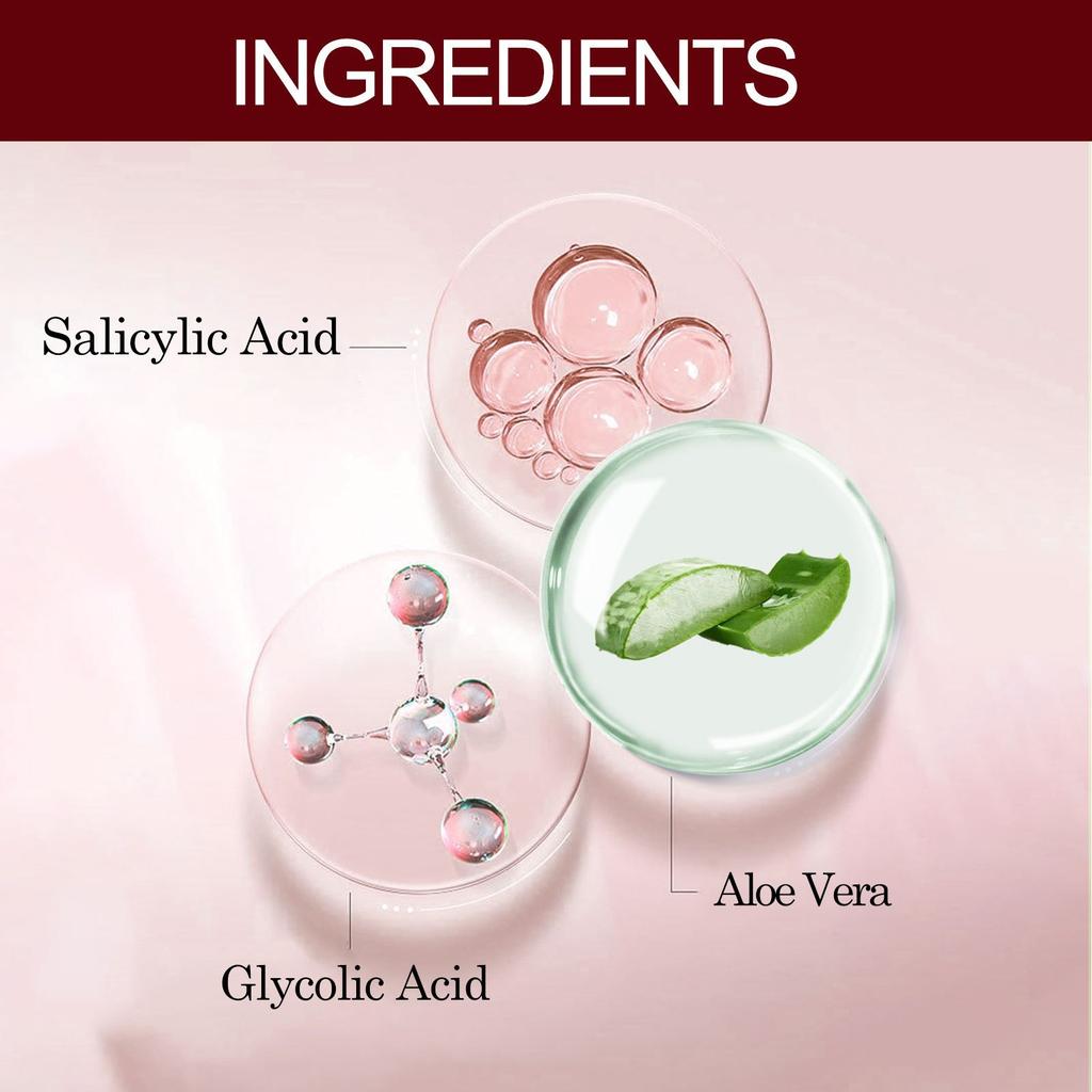 Dual-textured Facial Toning Pads For Exfoliation And Pore Reduction Contains Salicylic Suitable For All Skin Types 1ml 55pads