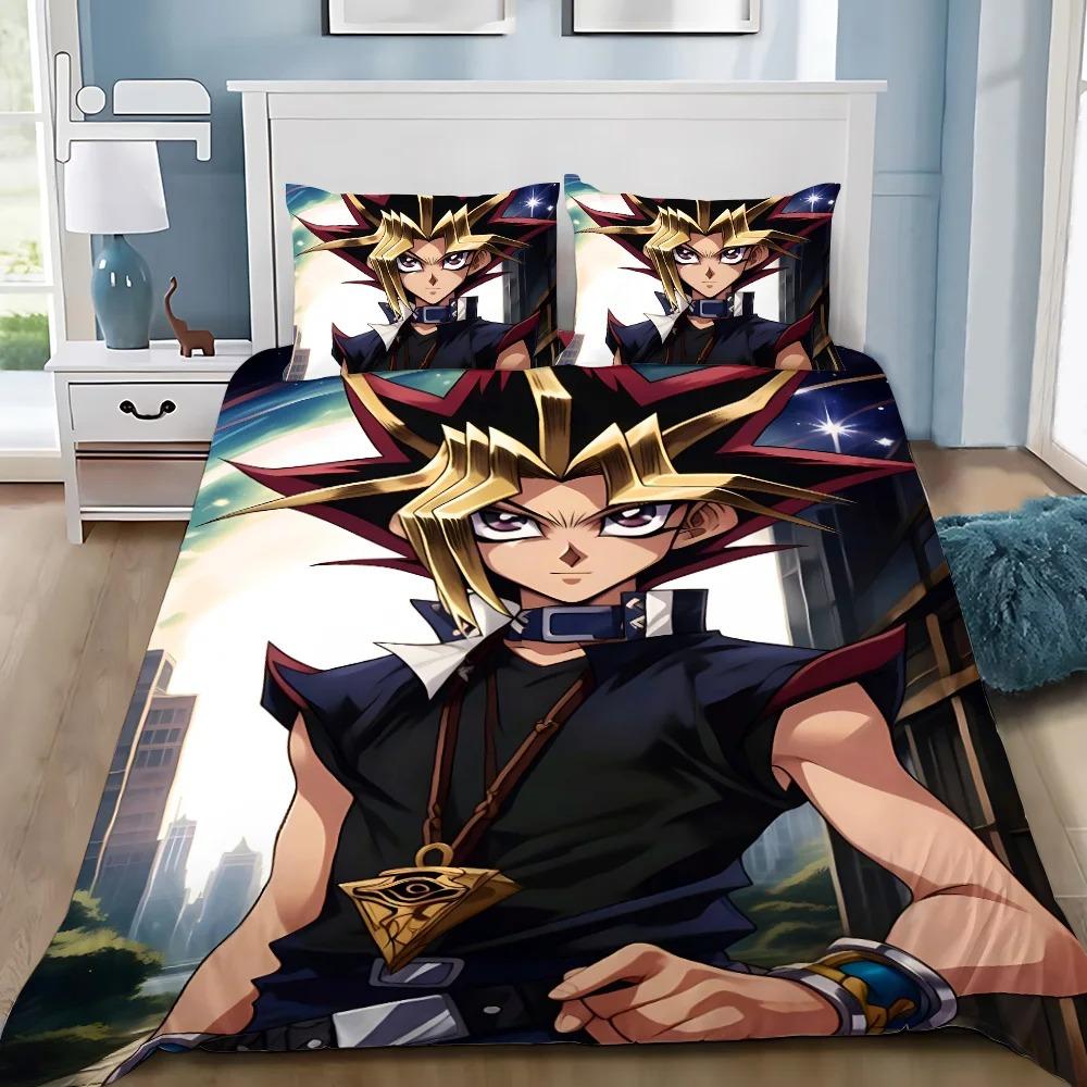 Bettbezug Kissenbezug Yu-Gi-Oh Pharao Atem Bettwäsche Set Erwachsener JungeMädchen Schlafzimmer Dekoration Kindergeschenk Einzel Doppel Große Größe