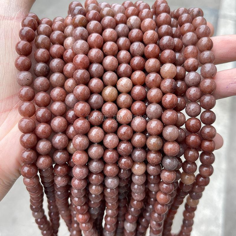 Natural Stone Sea Blue Chalcedony Beads Round Loose Spacer 6 8 10mm Pick Size For Jewelry Making Necklace Bracelet Accessory