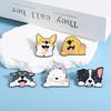 Süße Haustier-Hunde-Emaille-Anstecker Kawaii Golden Retriever Corgi Border Collie Siberian Husky Tier-Broschen Revers-Abzeichen Schmuck Geschenke