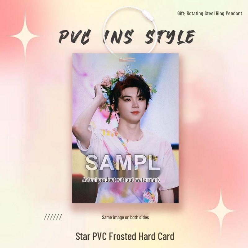 

TNT Times Youth League Ma Jiaqi PVC Card & Keychain Idol Star Decor PVC Matte Hard Card (7cm x 10cm)