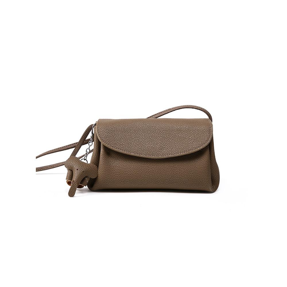 

Новая универсальная модная сумка через плечо Новая кожаная женская сумка Высококлассная сумка-мессенджер света кофе