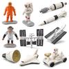 Space Rocket Satellite Model Set With Pvc Material For Kids Educational Science Toys