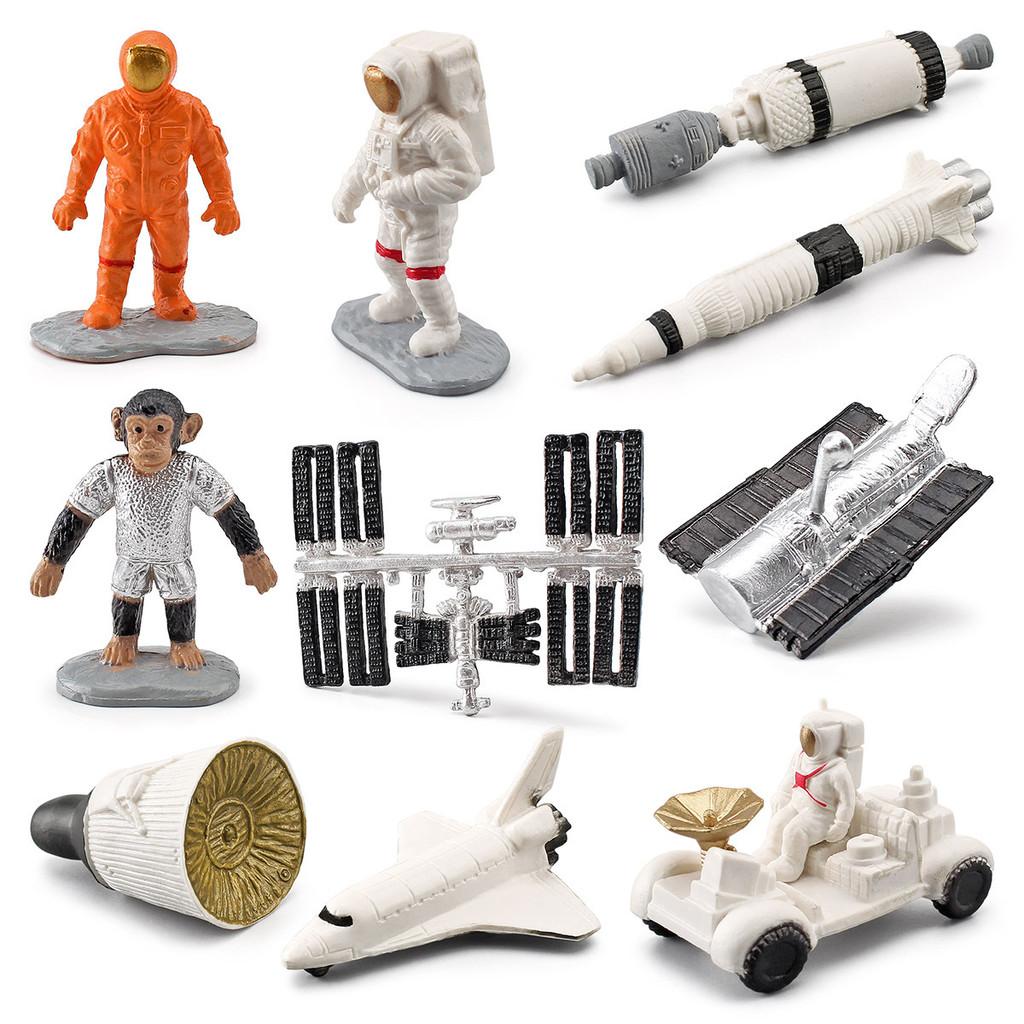 Space Rocket Satellite Model Set With Pvc Material For Kids Educational Science Toys