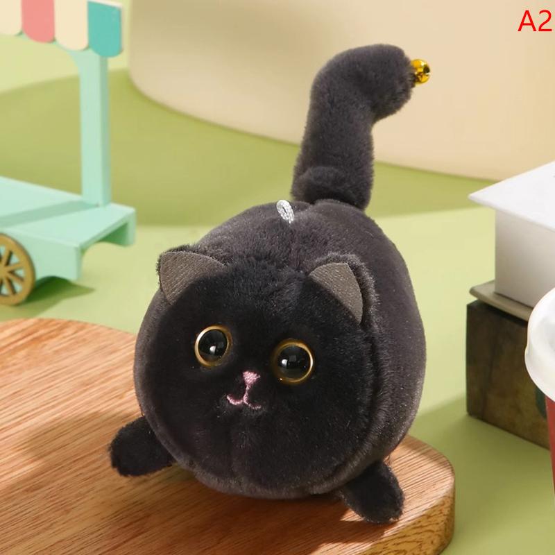 

1 шт., милый плюшевый белый, черный кот Brador, кошачий хвост, виляющий брелок-подвеска, кукла, плюшевая игрушка, детская игрушка в подарок, мультяшные животные, плюшевые игрушки as the picture