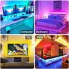 RGB LED Strip Light SMD 5050 USB APP Control Bluetooth Flexible Tape Diode Ribbon for TV Backdrop Living Room Bedroom