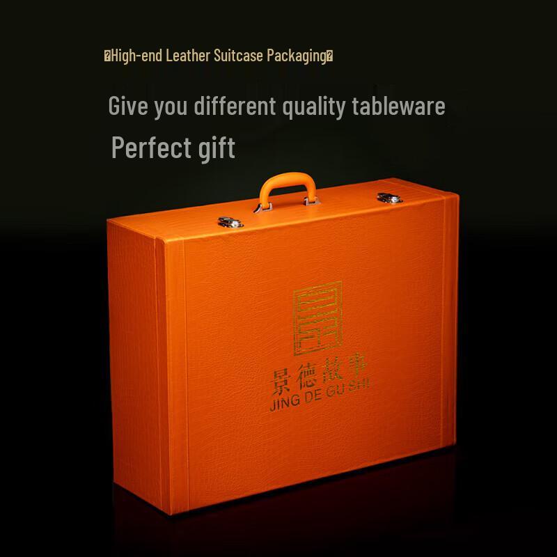 Jingdezhen 10-Person Bone China Dinnerware Set