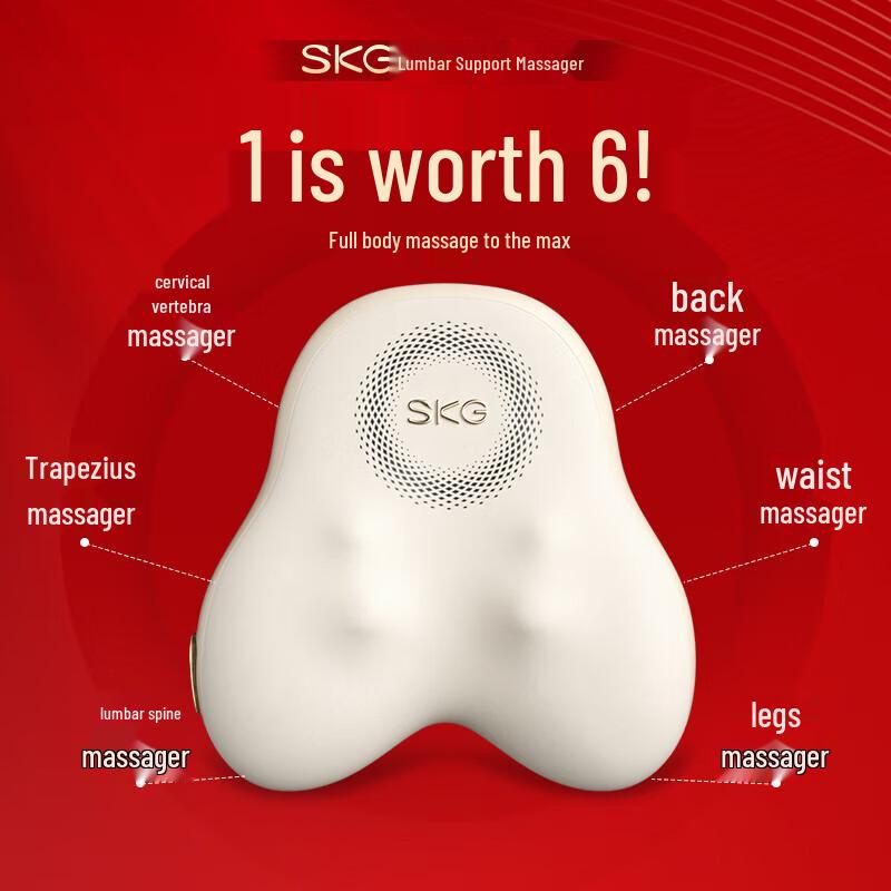 SKG T5 2nd Gen Lumbar Massager Cushion