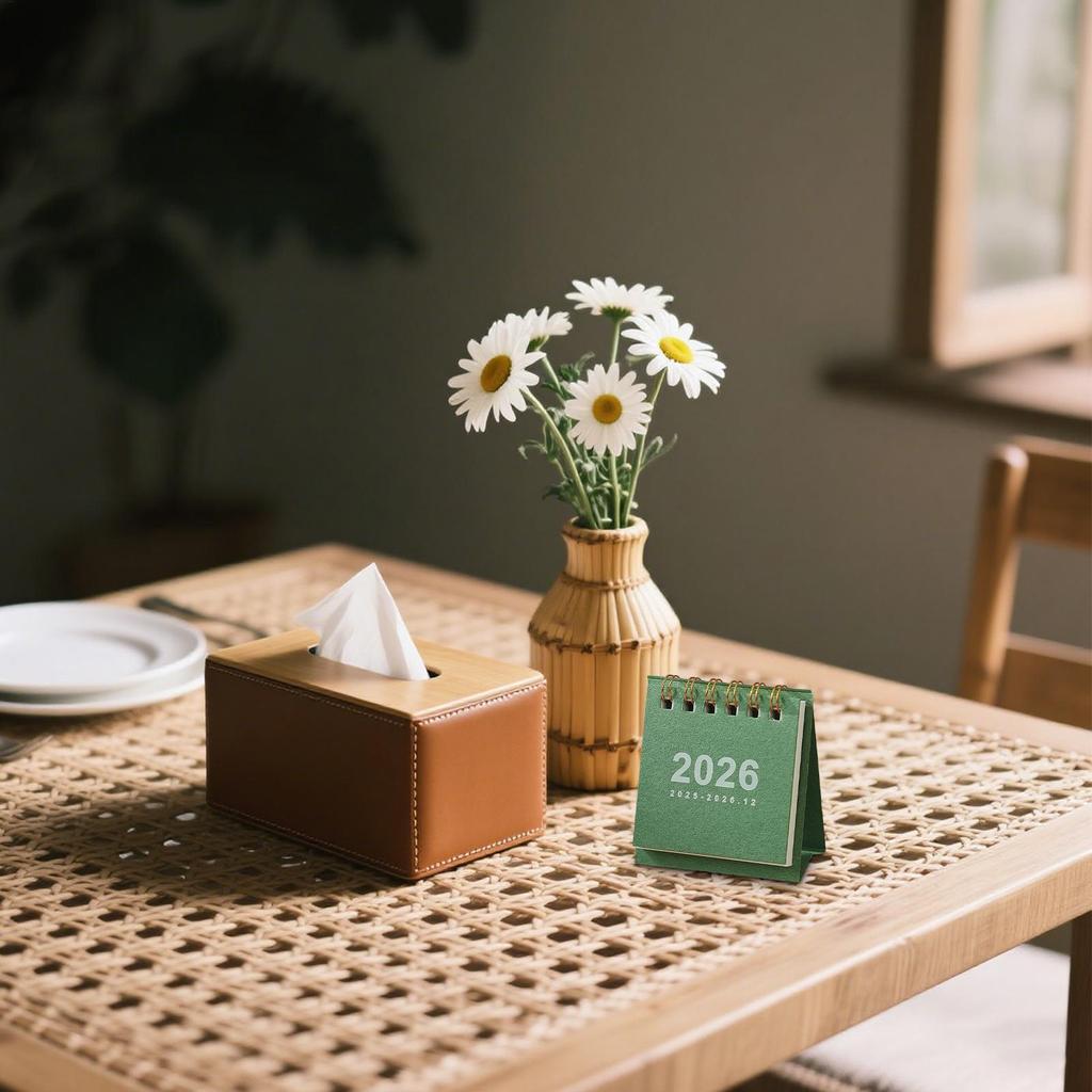 Desk Calendar 12 Months Desktop Calendar Daily Scheduler Aesthetic Paper Offices Supplies Yearly Planner for Offices Home Kids