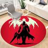 1pc Angel Wings Carpet, Round Non-Slip Durable Large Size Office Carpet, Suitable for Office,yy250908055