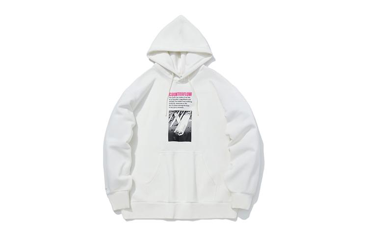 Li Ning Sweatshirts Unisex White Hooded Moderate Regular AWDQC16-2 XXL