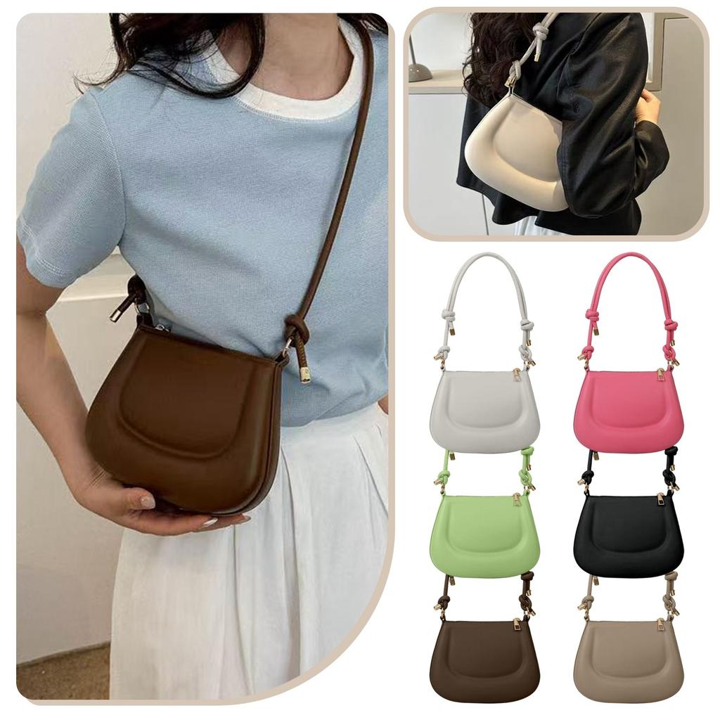 Minimalist Small Shoulder Bag Underarm Bag Crossbody Bag with Adjustable Strap for Everyday Use and Casual Outings