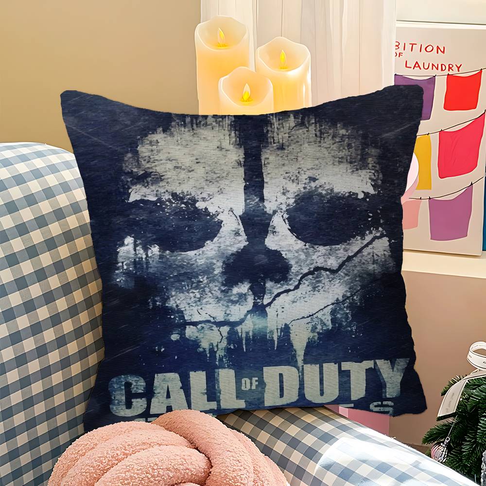 C-Call of Duty Pillowcase toon Gift Cushion Cover Bedroom Home Sofa Chair Seat Decor pillow case