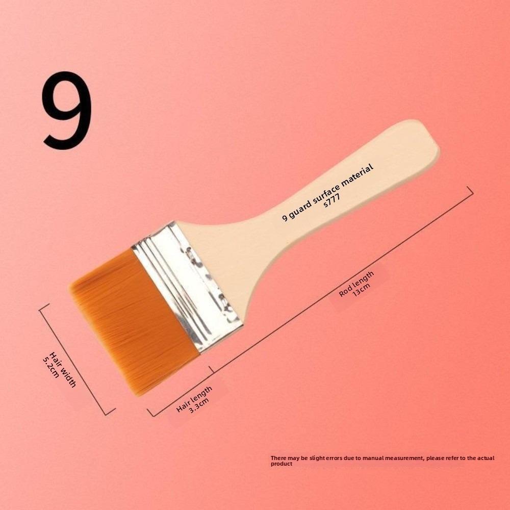 Wood Handles Hair Painting Brush Practical Nylon Clean Brush New BBQ Brush  Art Supplies