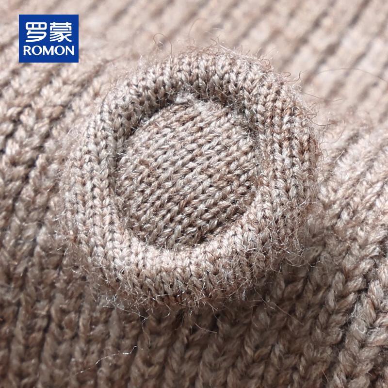 ROMON Men's Luxury Cashmere Blend Knit Cardigan