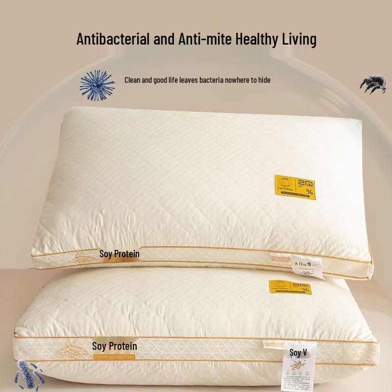 Soybean Protein 3D Oddychająca Wysokoelastyczna Poduszka Podtrzymująca Szyję