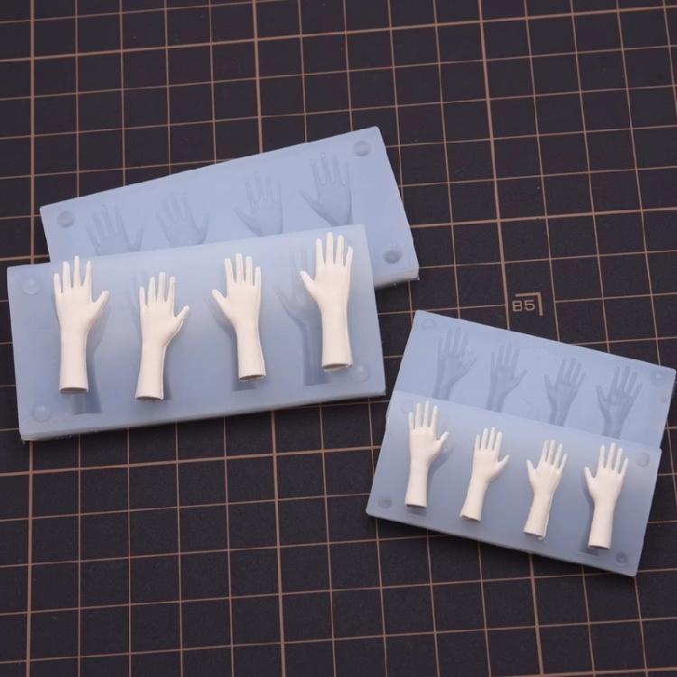 Safe Palms Silicone Mould Easy to Wash for Resin Clay Crafting Home Decoration and Fun