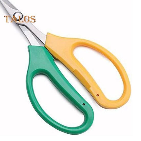 Stainless Steel Shear Trimming Scissors with Soft Handle Multi-functional Garden Clippers with Tilted or Straight Head for Garden Pruning Fruits