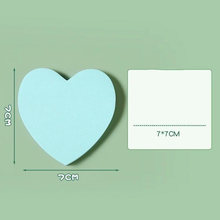 Creative Love Post-it Notes Student Heart-shaped Post-it Notes Takeaway Milk Tea Can Be Pasted With Message Stickers.