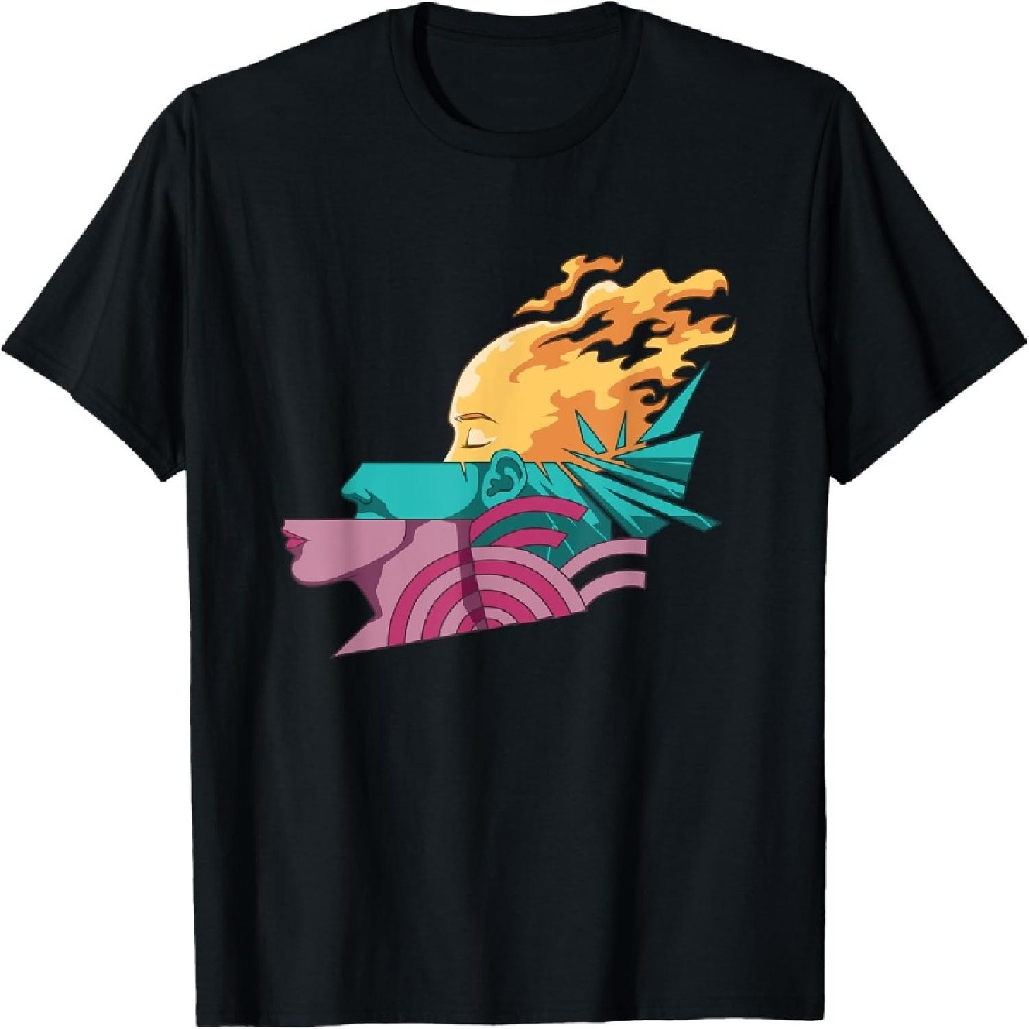Street Art Abstract Art Head for Sprayer Art Lovers Graffiti T-Shirt XXXXXL разноцветный