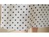 Summer 2026 Cotton Linen Polka Dot A-line Dress for Women