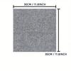 10pcs 30x30cm Easy-to-Install Self-Adhesive Striped Carpet For Office, Living Room, and Bedroom Mats With Aluminum Foil Bottom -