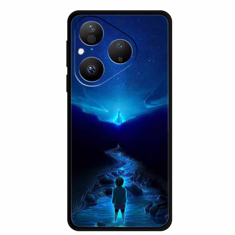 For Huawei Pura 80 5G Case Pura80 Coque Black Silicone Soft Back Cover Case For Huawei Pura 80 2025 Phone Case HED-LX9 Funda Bag